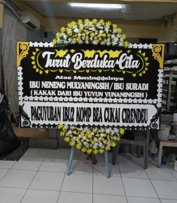Papan Bunga di Setabelan Banjarsari
